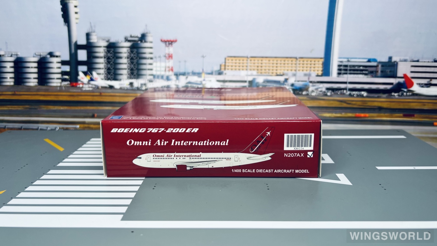 JC Wings 1:400 XX4226 Omni Air International Boeing 767-200ER N207AX