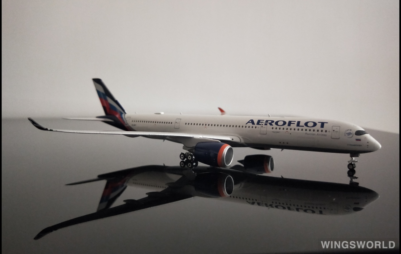 Phoenix 1:400 PH11603 Aeroflot 俄罗斯航空 Airbus A350-900 VQ-BFY