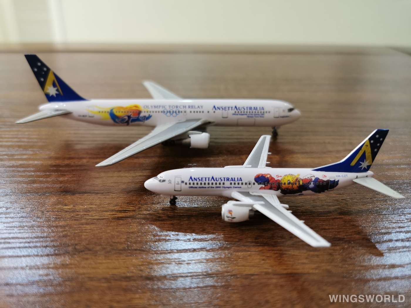 Dragon Models 1:400 55440 Ansett 澳洲安捷航空 Boeing 767-300 VH-BZF
