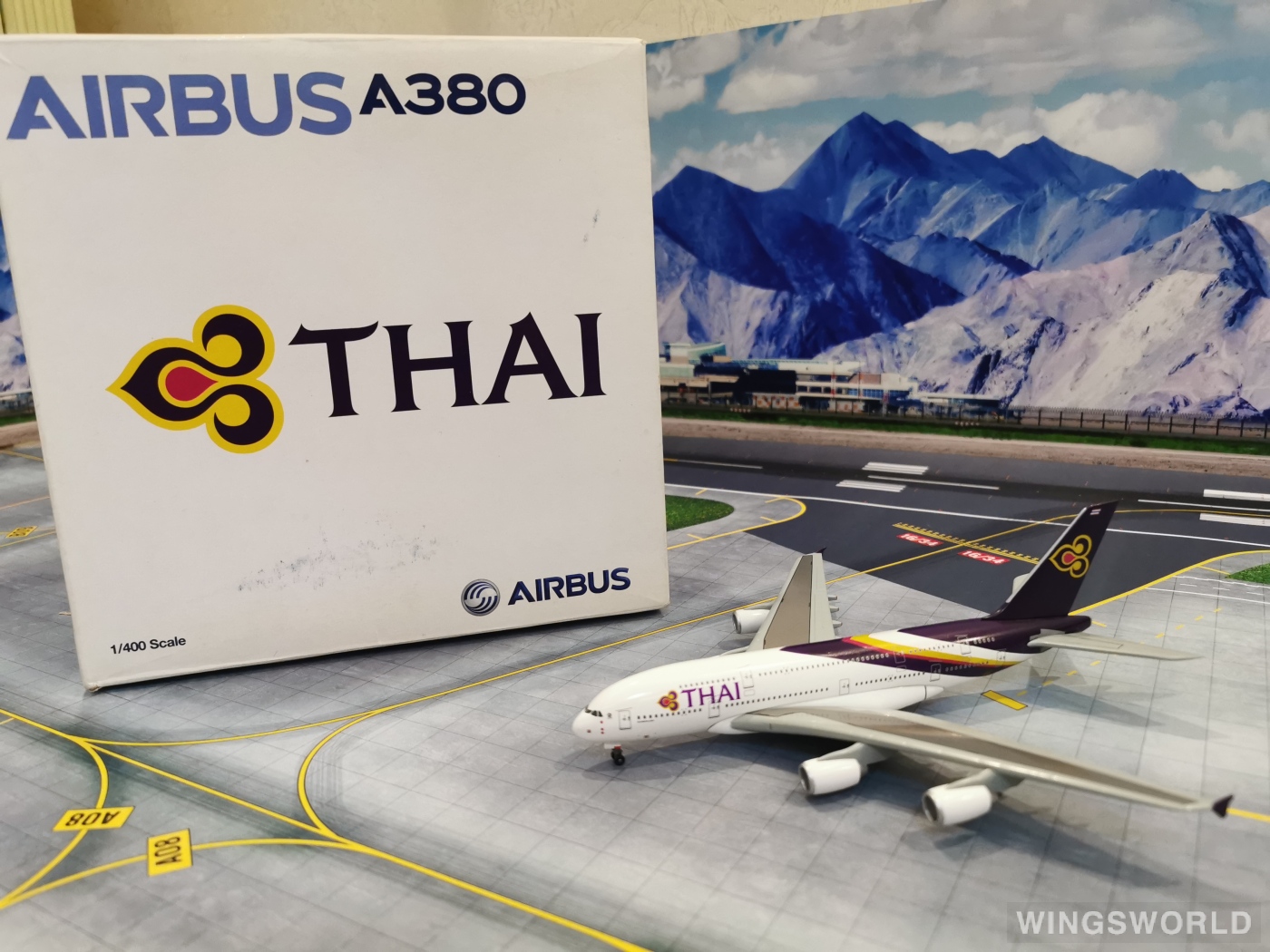 Dragon Models 1:400 56410 Thai Airways 泰国国际航空 Airbus A380-800 