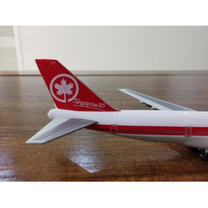 Air Canada 加拿大航空 Boeing 747-200 C-GAGB Singapore 85 55434 Dragon Models 1:400