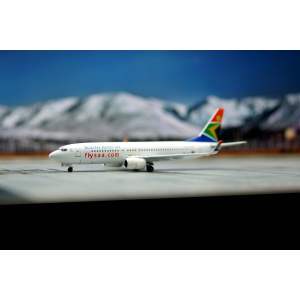 South African Airways 南非航空 Boeing 737-800 ZS-SJR  WT4738019 Witty 1:400