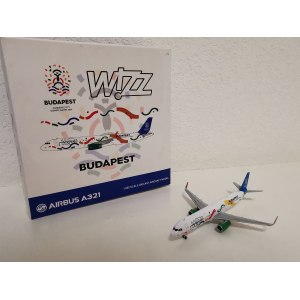 Wizz Air 维兹航空 Airbus A321 HA-LXJ BUDAPEST 2024 LH4041 JC Wings 1:400
