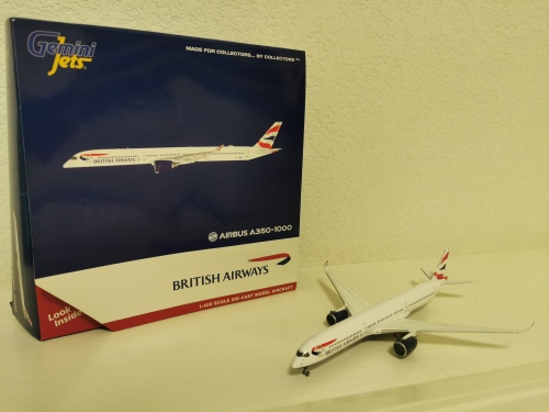 Geminijets 1:400 Airbus A350-1000 British Airways 英国航空