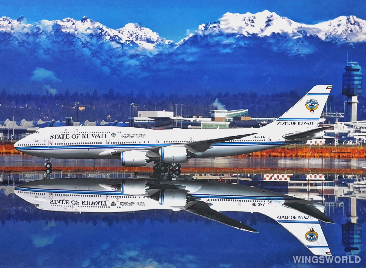 JC Wings 1:400 LH4227 Kuwait Air Force 科威特空军 Boeing 747-8i 9K-GAA