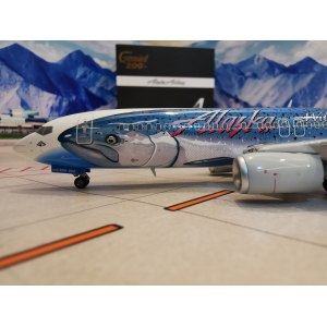 Alaska Airlines 阿拉斯加航空 Boeing 737-800 N559AS Salmon 三文鱼涂装 G2ASA360 Geminijets 1:200