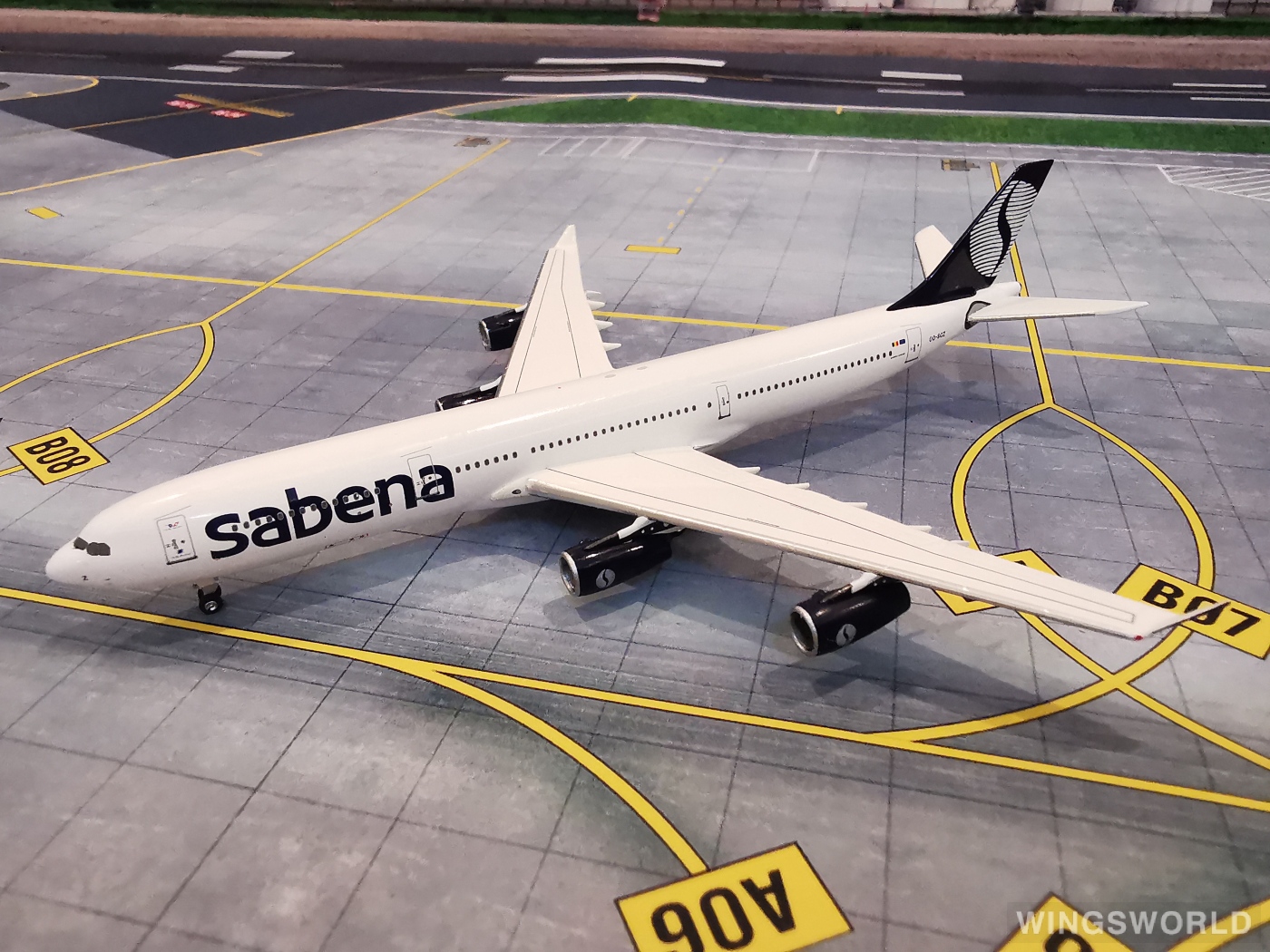 AeroClassics 1:400 AC4OOSCZ Sabena 比利时航空 Airbus A340-300 OO-SCZ