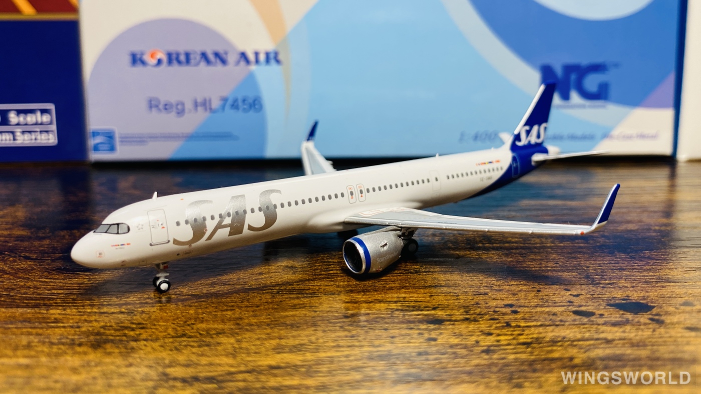 Pandamodel 1:400 202033 SAS 北欧航空 Airbus A321neo SE-DMO