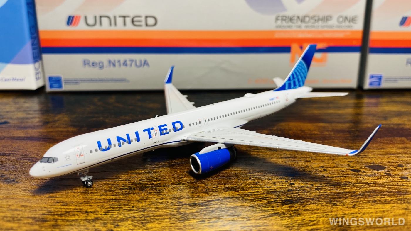NGmodels 1:400 NG53180 United Airlines 美国联合航空 Boeing 757-200 N48127