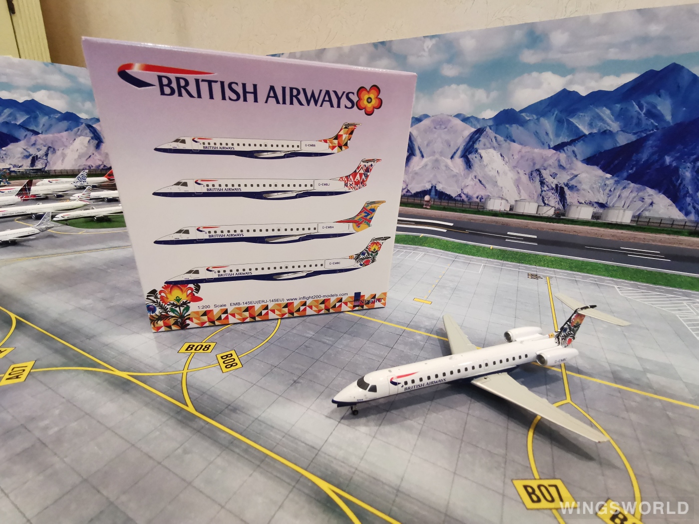 1/200 inflight British Airways EMB-145Ω