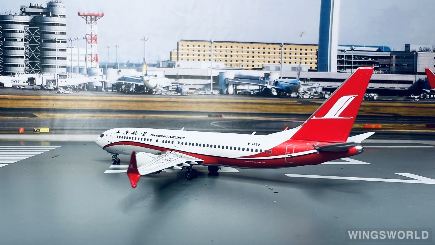 Phoenix 1:400 PH11461 Shanghai Airlines 上海航空 Boeing 737 MAX 8 B-1260