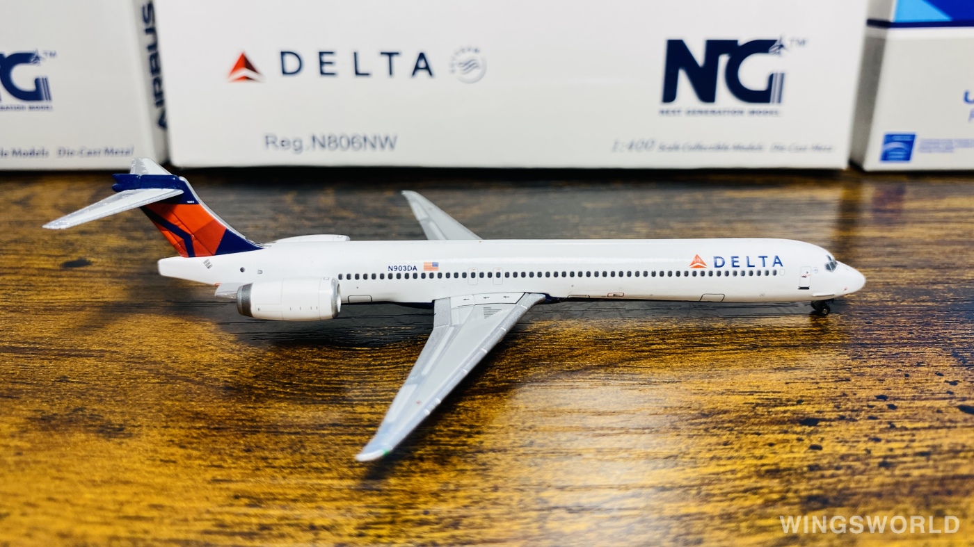 Geminijets 1:400 GJDAL1454 Delta Air Lines 达美航空 McDonnell Douglas MD-90 N903DA