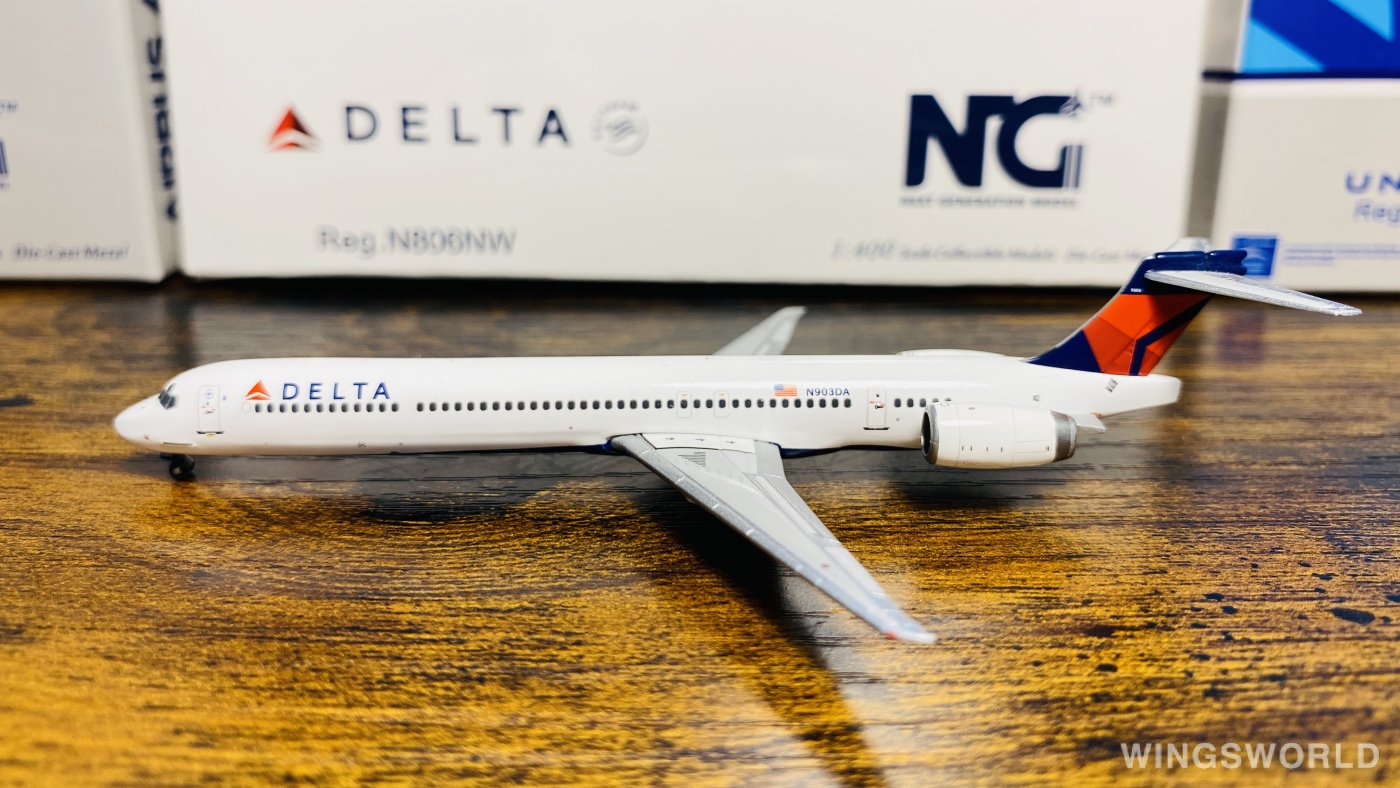 Geminijets 1:400 GJDAL1454 Delta Air Lines 达美航空 McDonnell Douglas MD-90 N903DA
