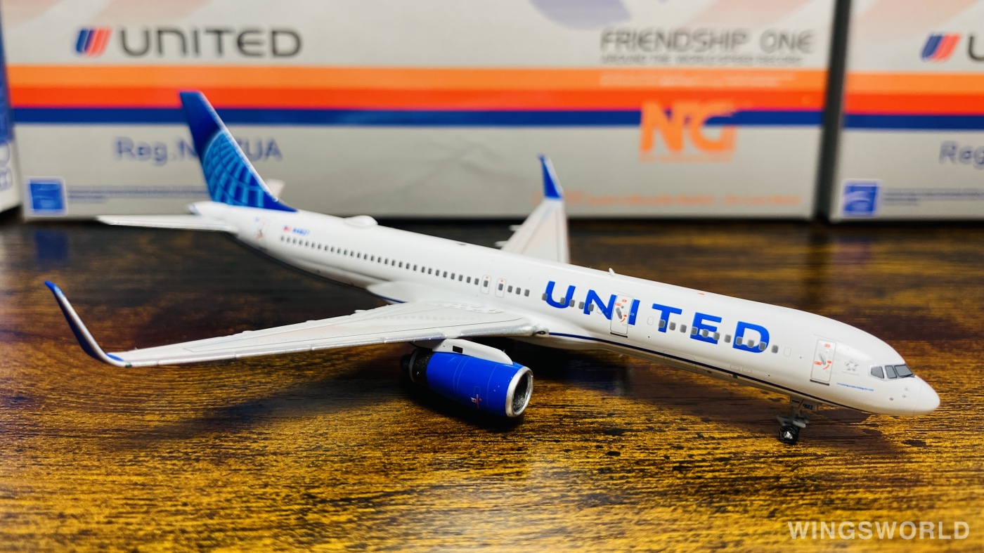 NGmodels 1:400 NG53180 United Airlines 美国联合航空 Boeing 757-200 N48127