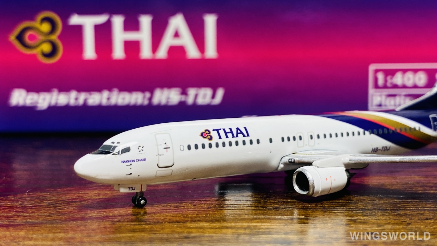 Phoenix 1:400 PH10425 Thai Airways 泰国国际航空 Boeing 737-400 HS-TDJ