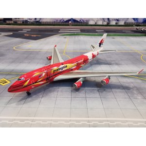 Malaysia Airlines 马来西亚航空 Boeing 747-400 9M-MPD 木槿花 55519 Dragon Models 1:400