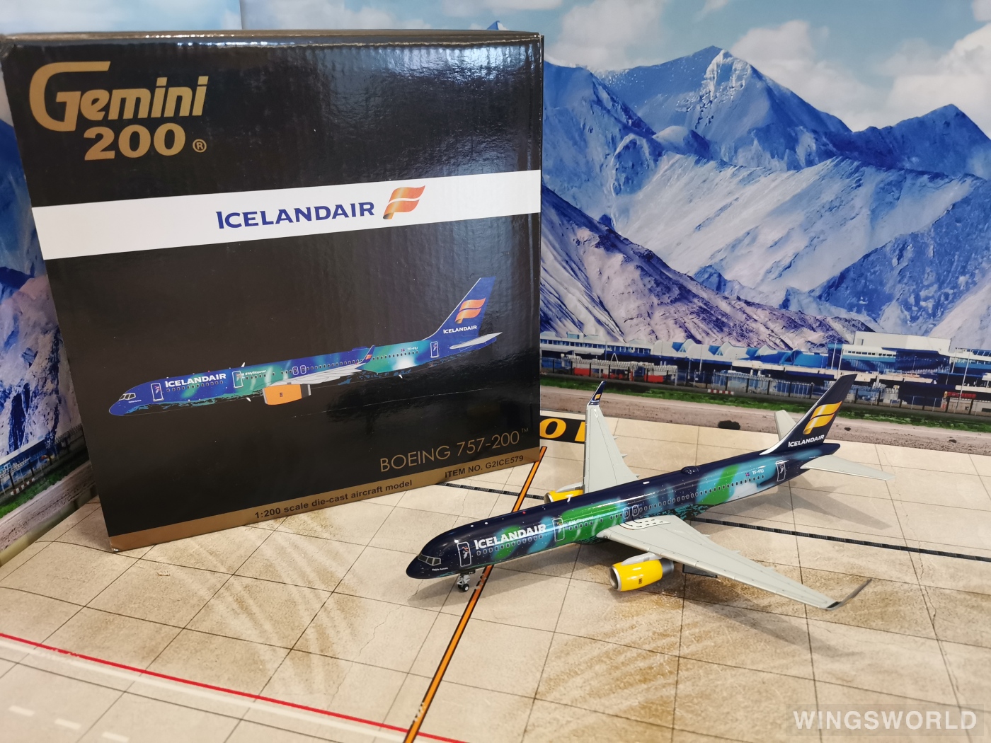 Geminijets 1:200 G21CE579 Icelandair 冰岛航空 Boeing 757-200 TF-FIU
