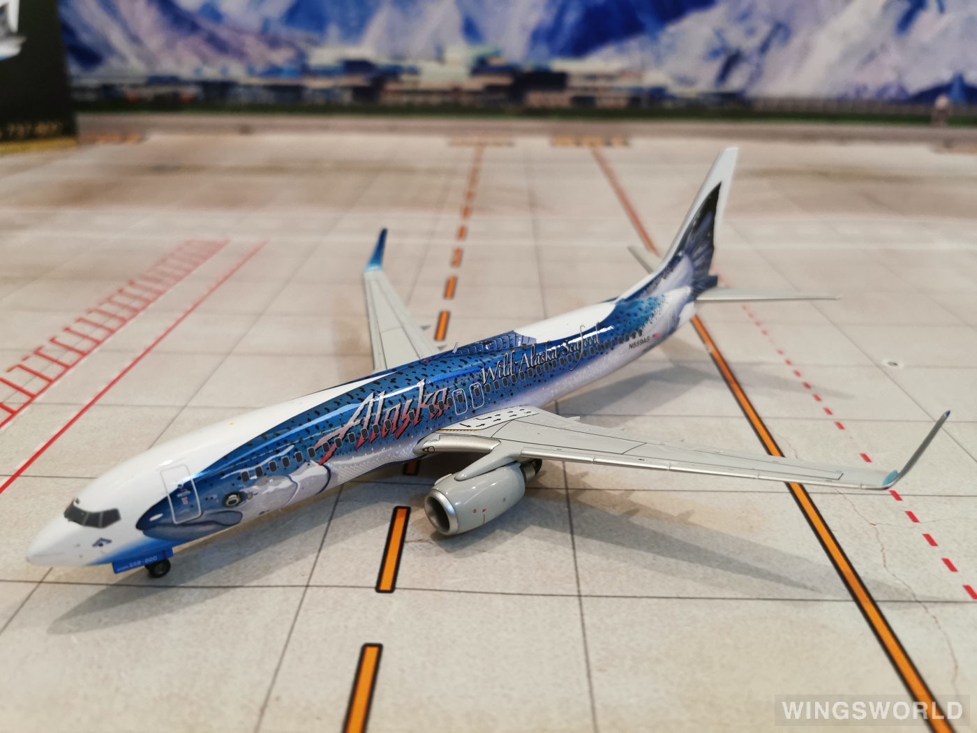 Geminijets 1:200 G2ASA360 Alaska Airlines 阿拉斯加航空 Boeing 737-800 N559AS