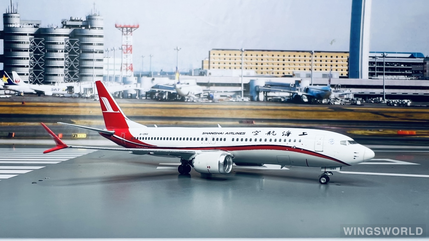 Phoenix 1:400 PH11461 Shanghai Airlines 上海航空 Boeing 737 MAX 8 B-1260