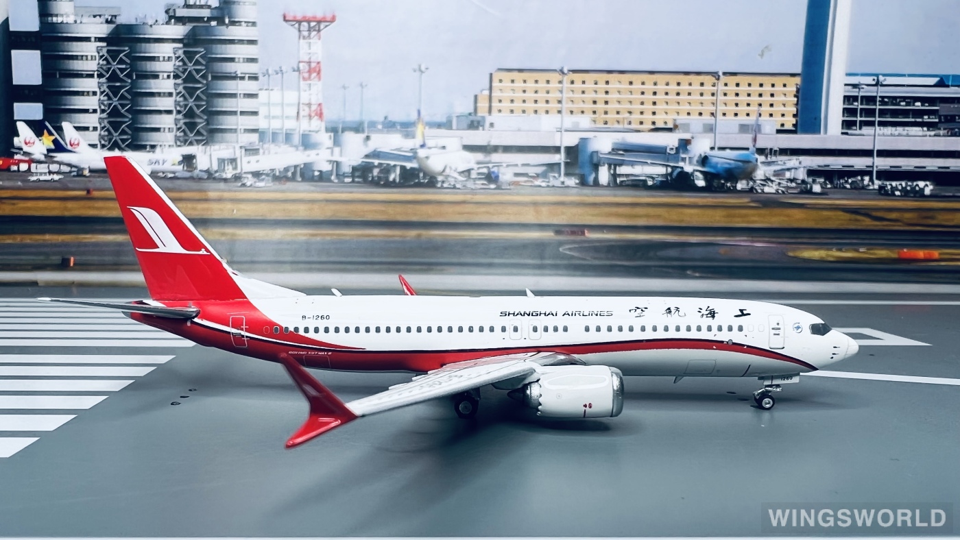 Phoenix 1:400 PH11461 Shanghai Airlines 上海航空 Boeing 737 MAX 8 B-1260