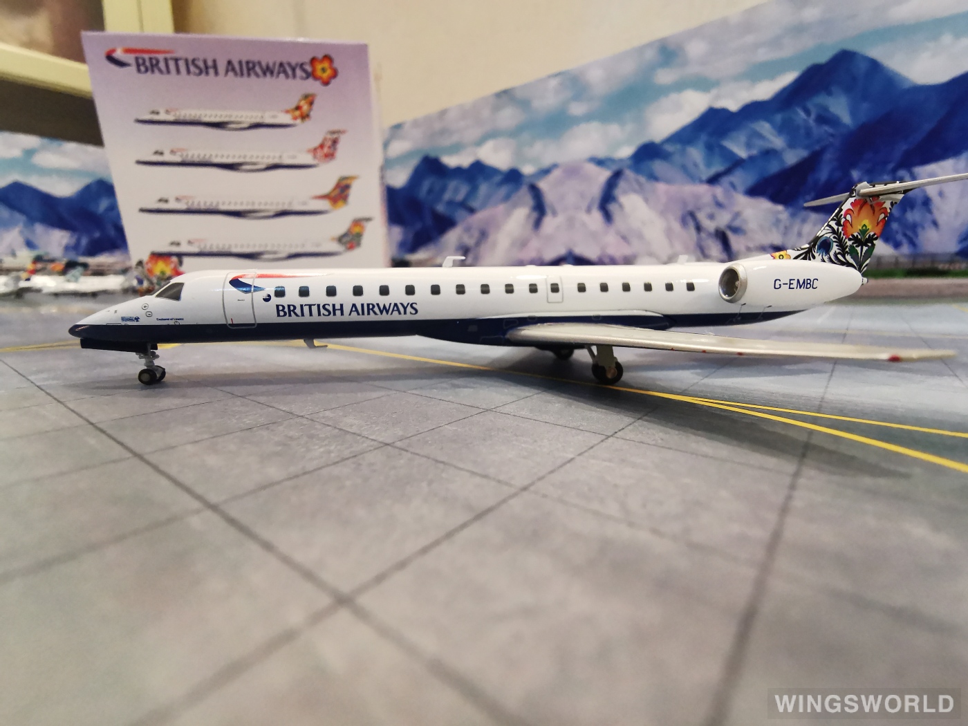 Inflight200 1:200 Embraer ERJ-145 British Airways 英国航空