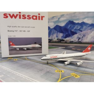 Swiss 瑞士国际航空 Boeing 747-300 HB-IGF  84002001 TucanoLine 1:400