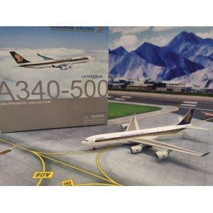 Singapore Airlines 新加坡航空 Airbus A340-500 9V-SGB Leadership 55633 Dragon Models 1:400