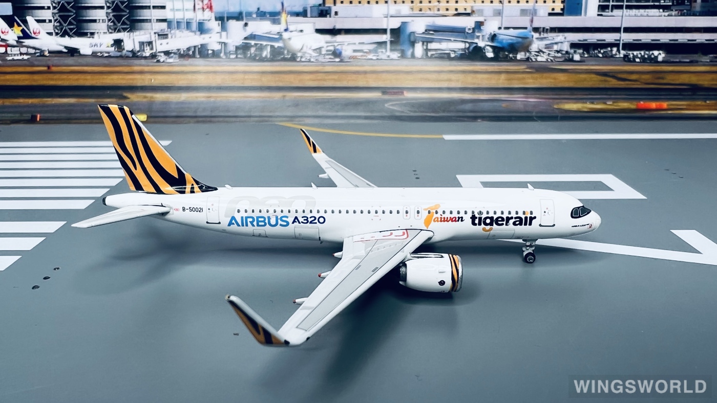 Phoenix 1:400 PH11718 Tigerair 欣丰虎航 Airbus A320neo B-50021