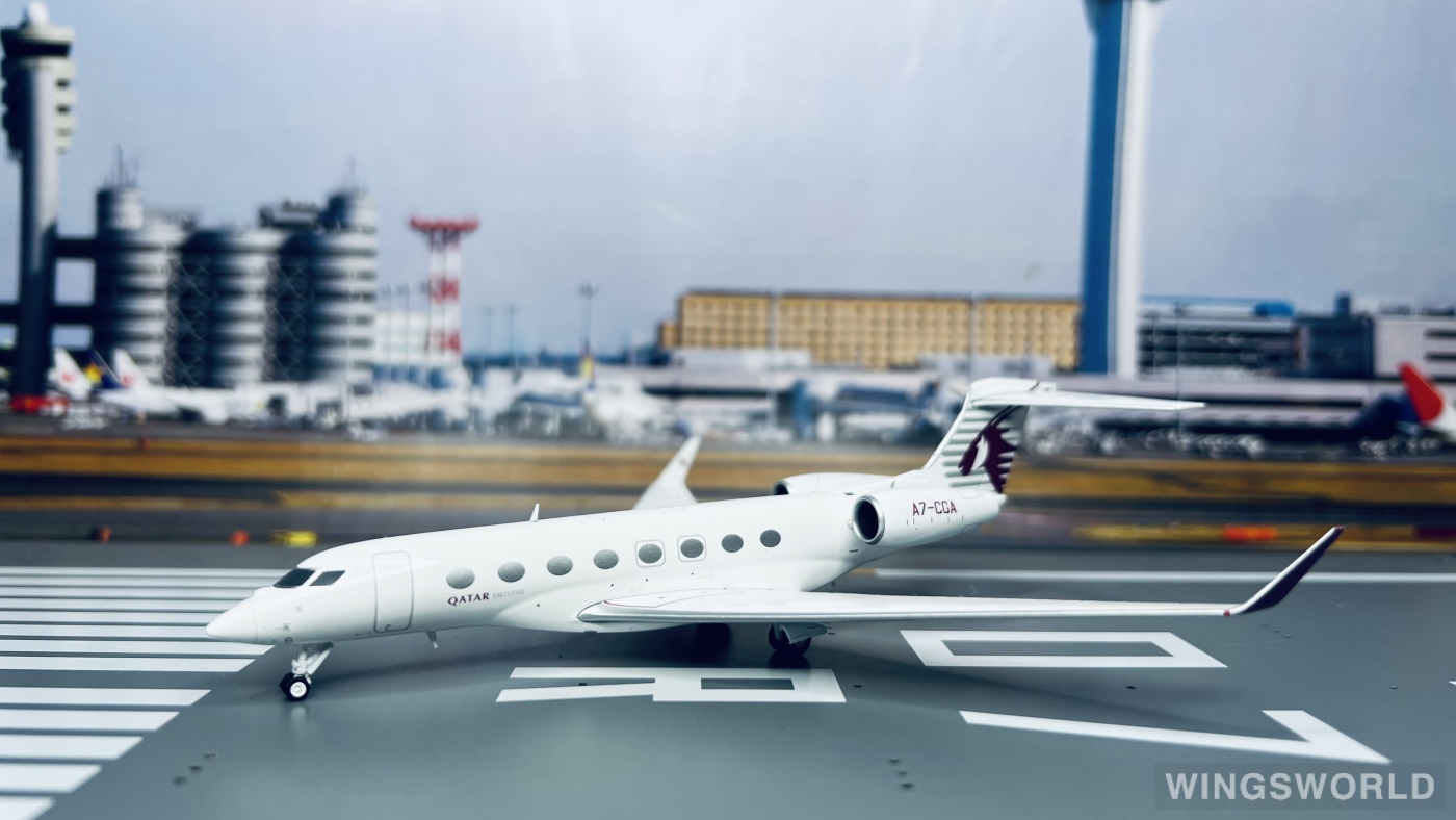 JC Wings 1:200 EW2G65003 Qatar 卡塔尔航空 Gulfstream G650 A7-CGA