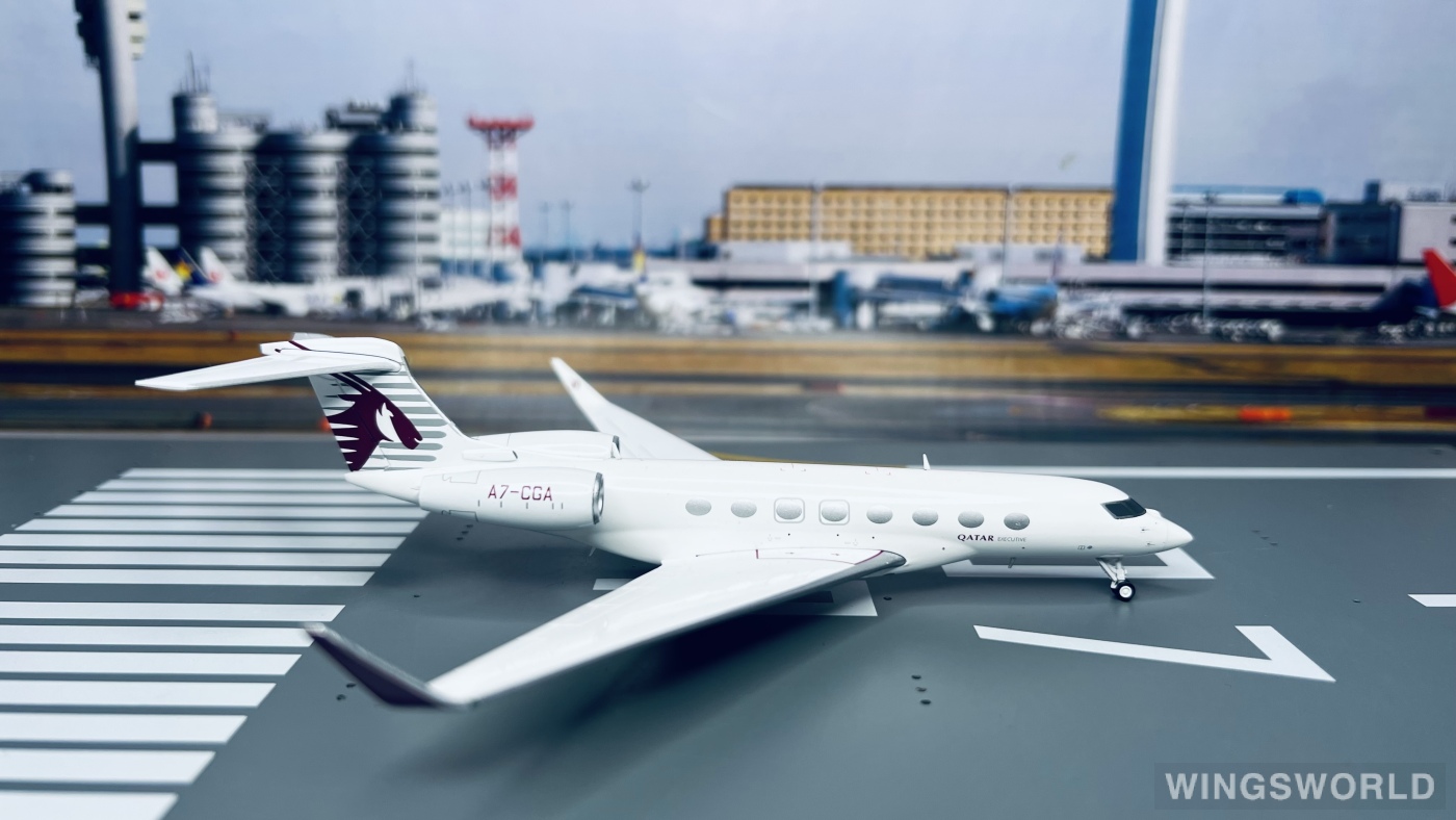 JC Wings 1:200 EW2G65003 Qatar 卡塔尔航空 Gulfstream G650 A7-CGA