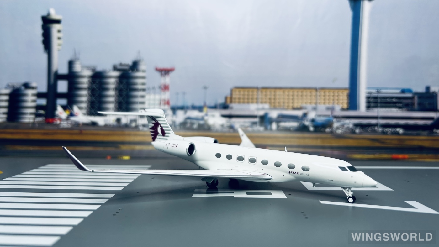 JC Wings 1:200 EW2G65003 Qatar 卡塔尔航空 Gulfstream G650 A7-CGA
