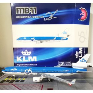 KLM 荷兰皇家航空 McDonnell Douglas MD-11 PH-KCE 95周年 PH11039 Phoenix 1:400