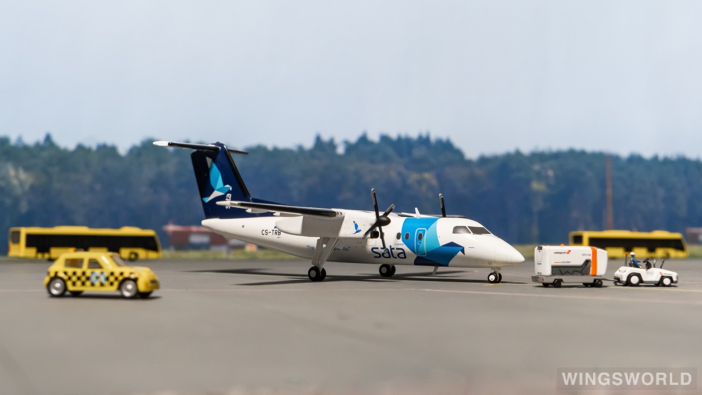 Geminijets 1:200 G2RZO724 Azores Airlines 亚速尔国际航空 Bombardier Dash 8-200 CS-TRB