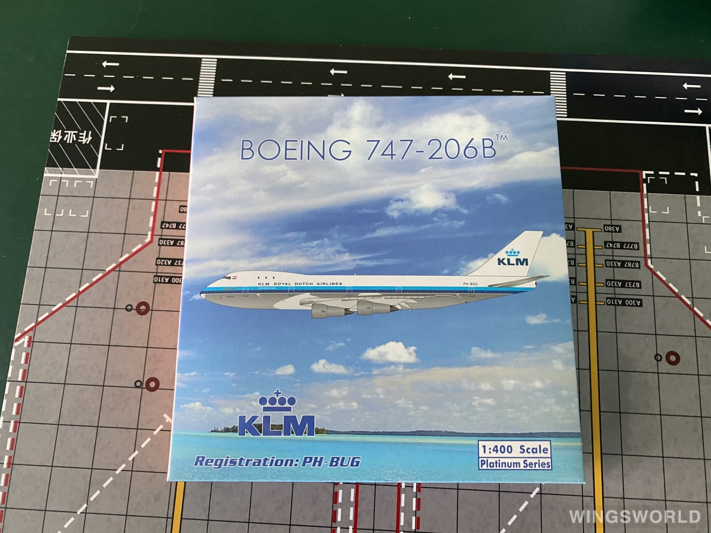 Phoenix 1:400 PH11681 KLM 荷兰皇家航空 Boeing 747-200 PH-BUG