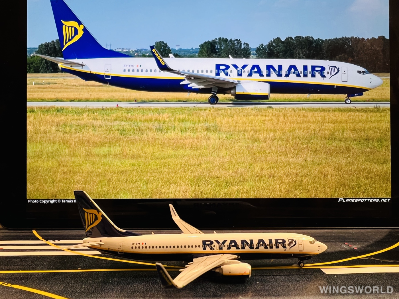 Phoenix 1:400 PH10981 Ryanair 瑞安航空 Boeing 737-800 EI-EVI