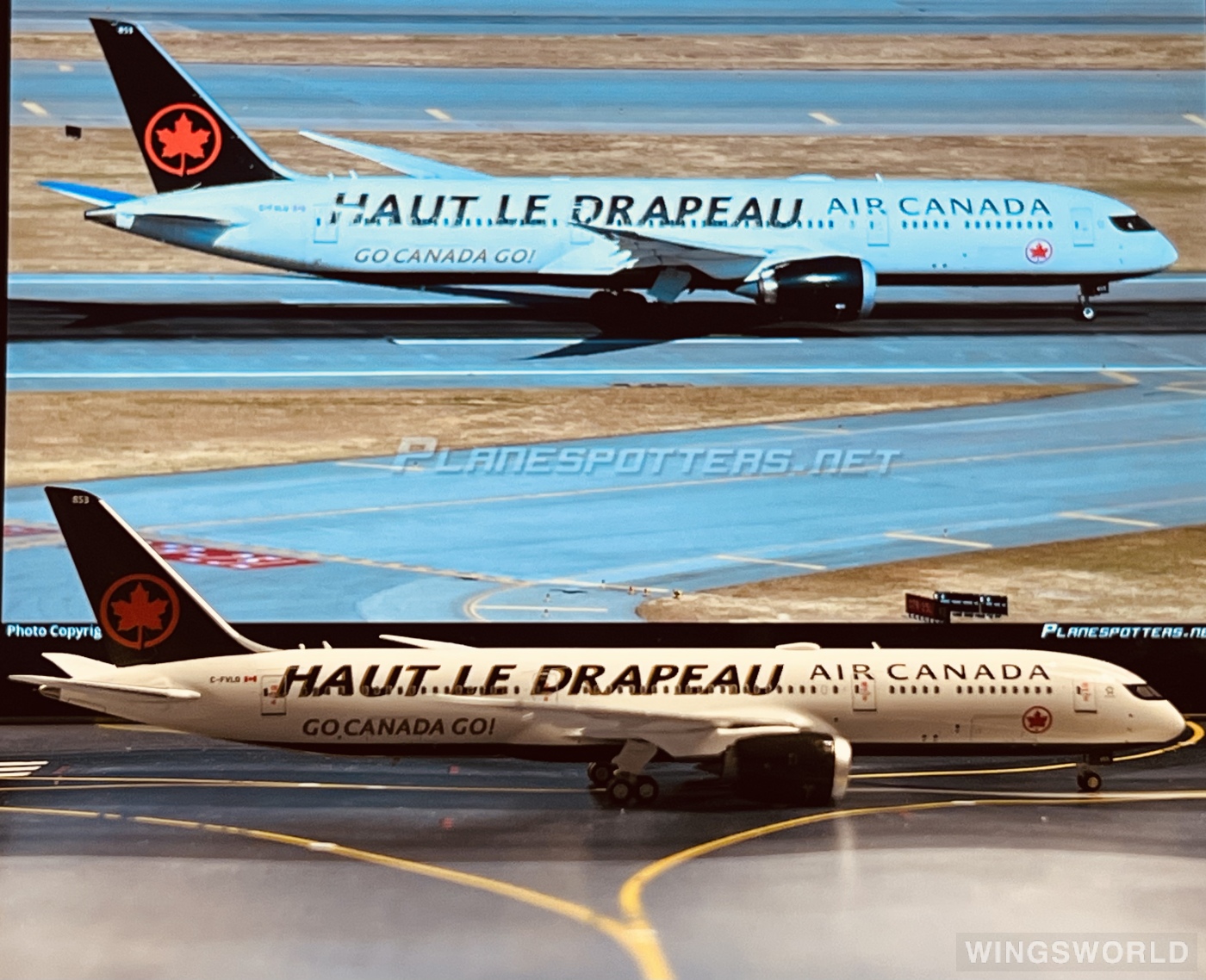 NGmodels 1:400 NG55068 Air Canada 加拿大航空 Boeing 787-9 C-FVLQ