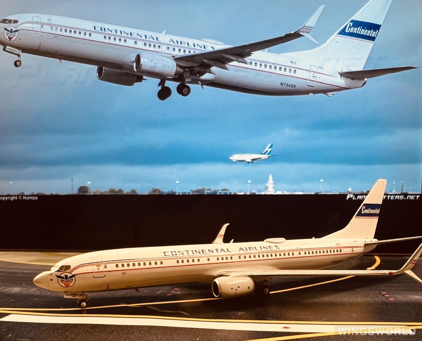 NGmodels 1:400 NG79010 United Airlines 美国联合航空 Boeing 737-900ER N75435