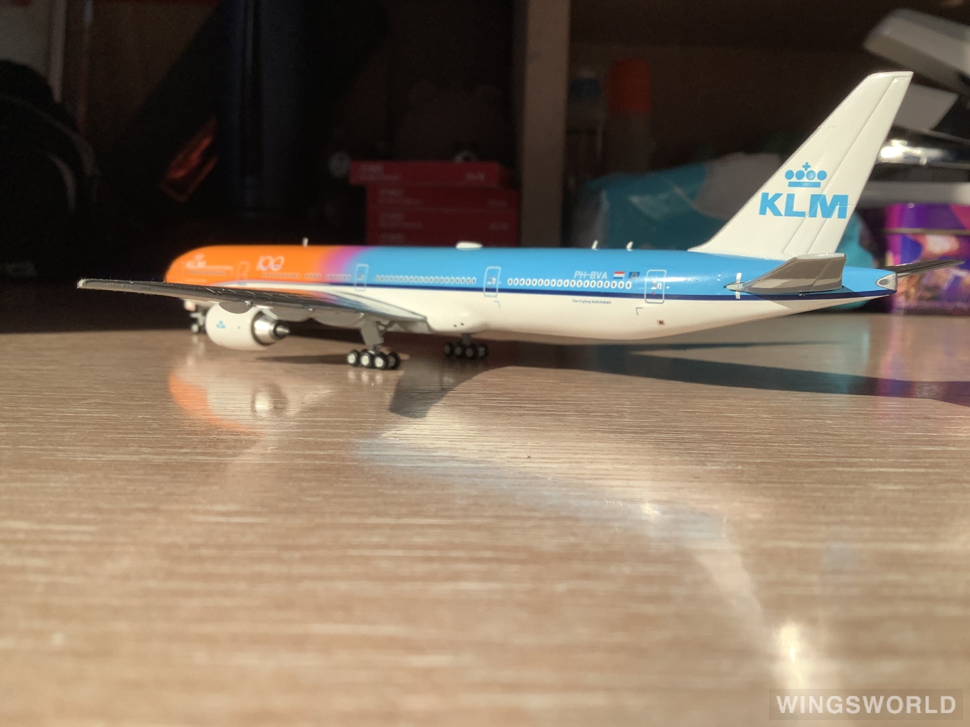 Geminijets 1:400 GJKLM1905 KLM 荷兰皇家航空 Boeing 777-300ER PH-BVA