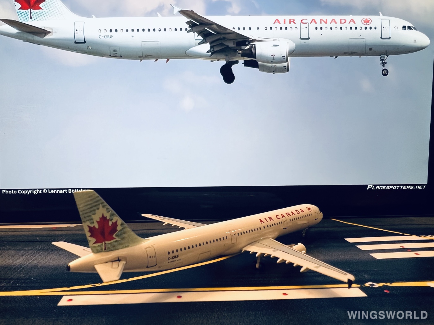AeroClassics 1:400 AC19186 Air Canada 加拿大航空 Airbus A321 C-GIUF