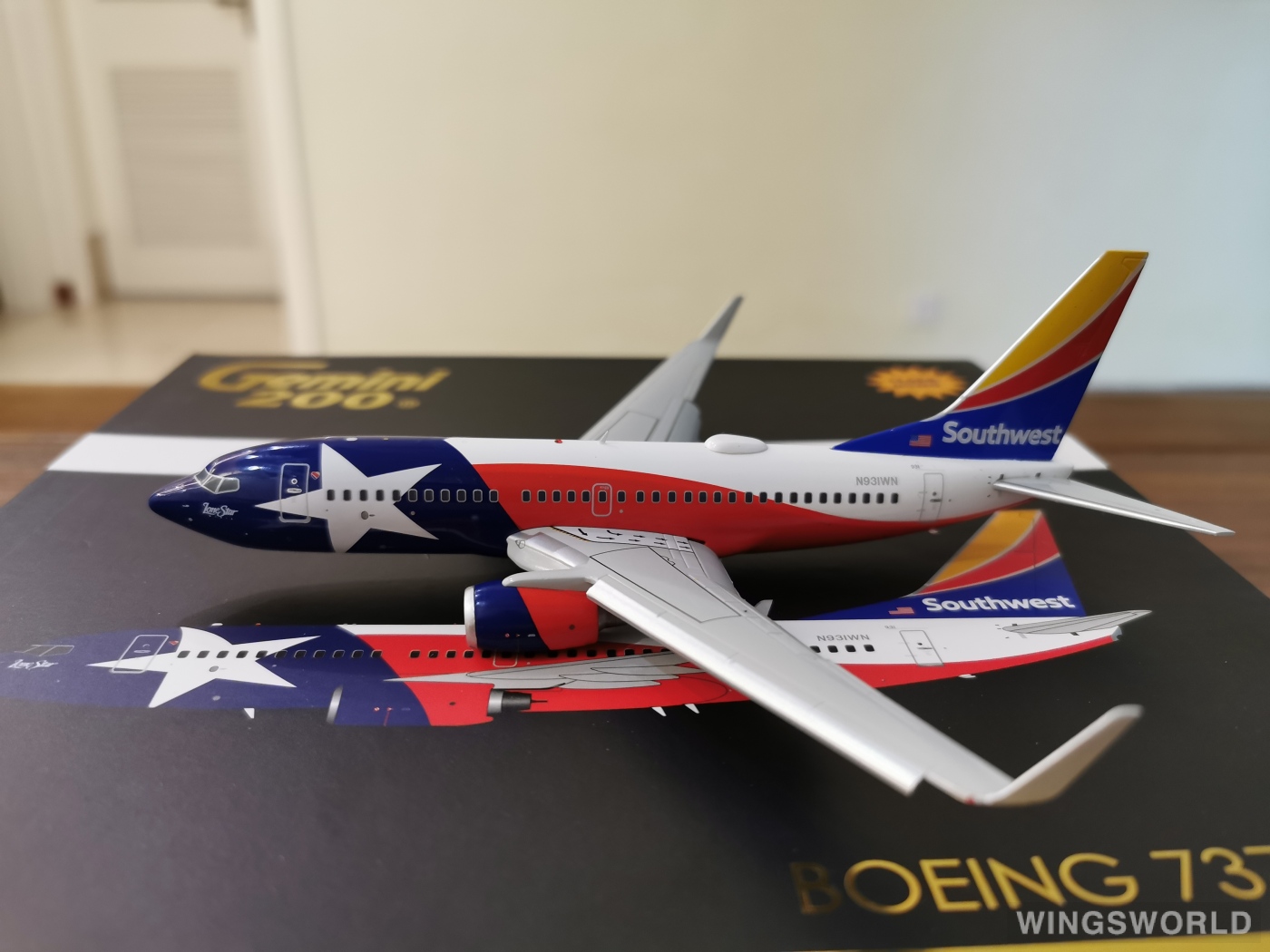 Geminijets 1:200 G2SWA1009F Southwest Airlines 美国西南航空 Boeing 737-700 N931WN