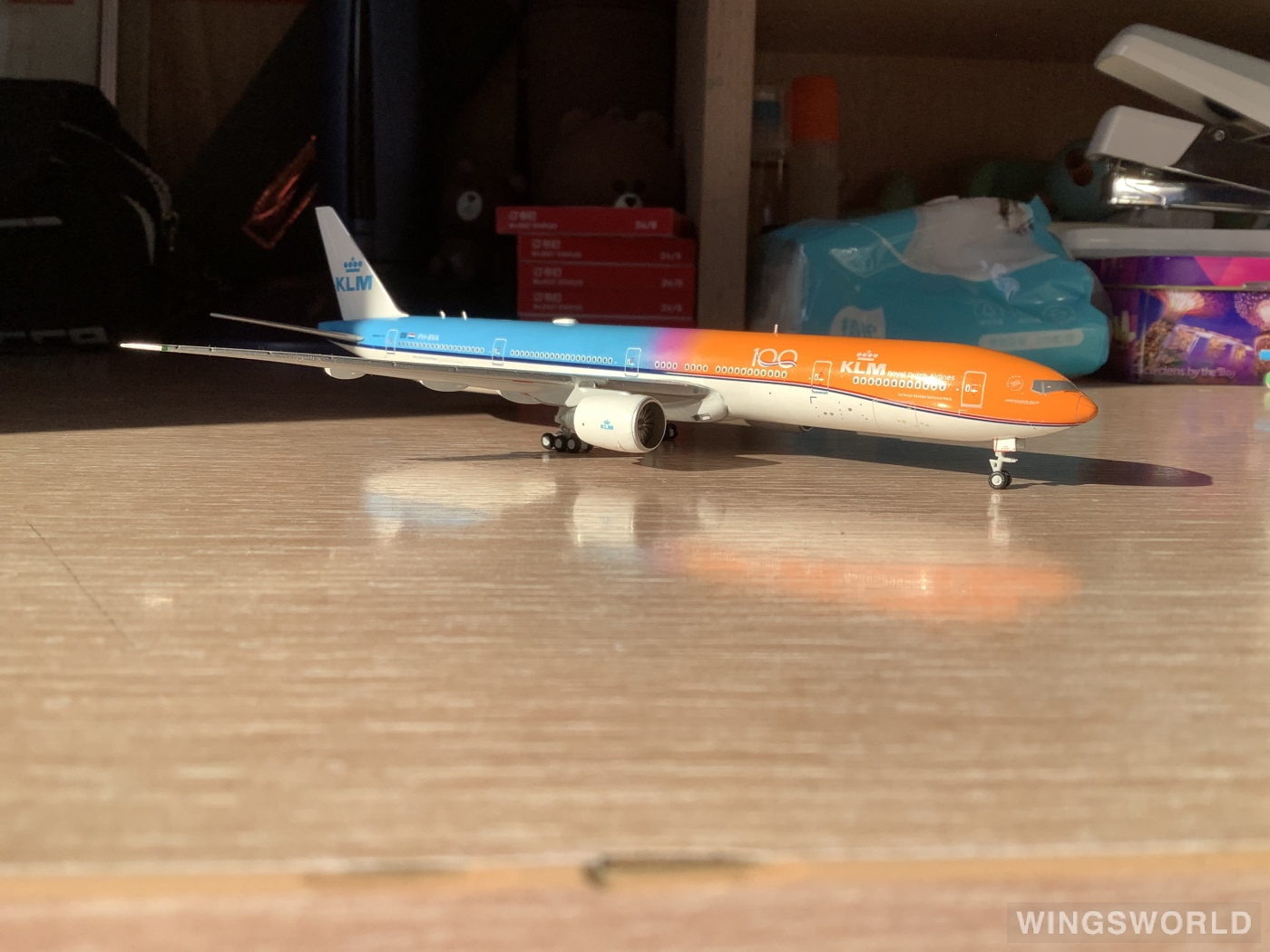 Geminijets 1:400 GJKLM1905 KLM 荷兰皇家航空 Boeing 777-300ER PH-BVA