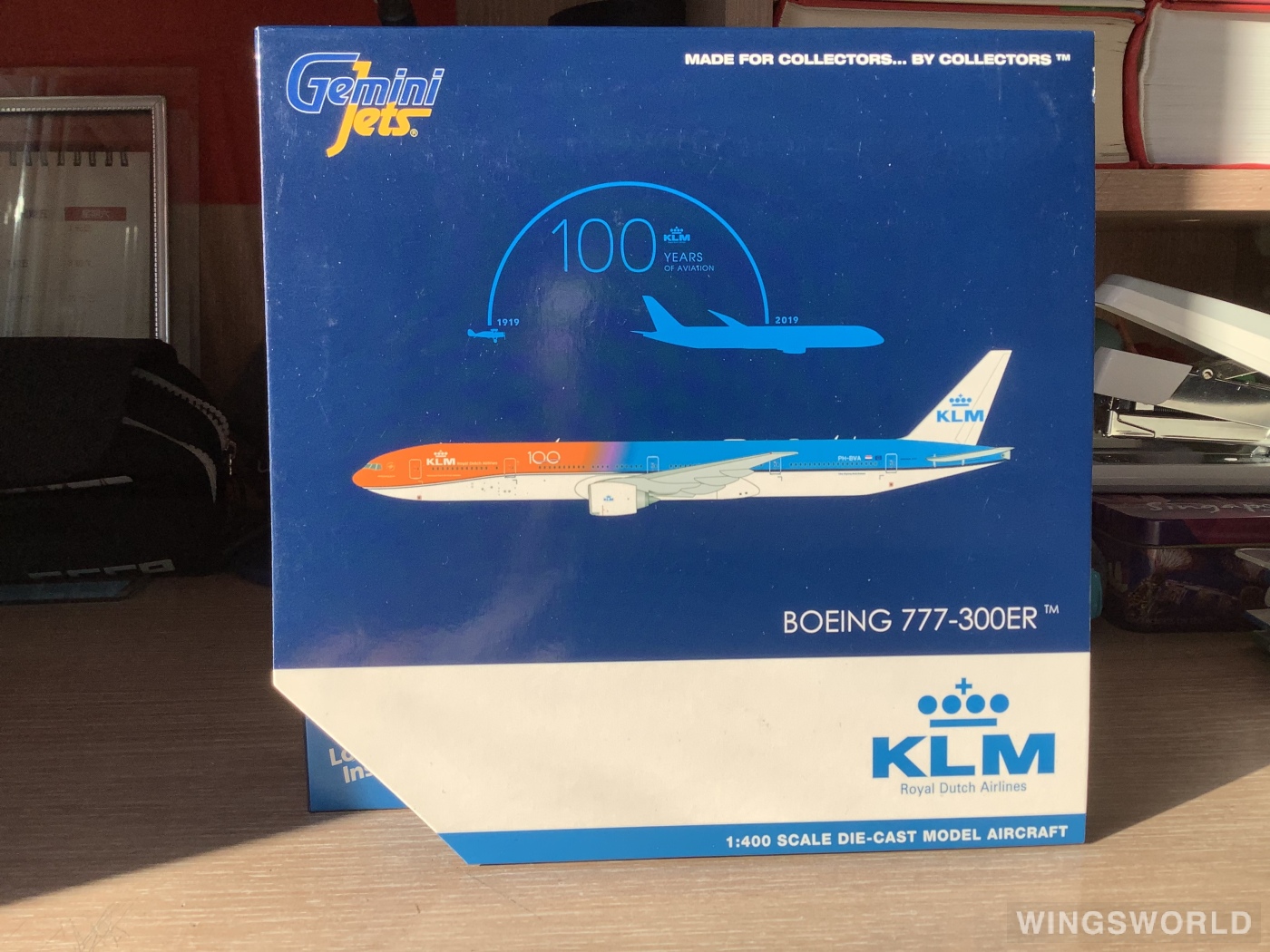 Geminijets 1:400 GJKLM1905 KLM 荷兰皇家航空 Boeing 777-300ER PH-BVA