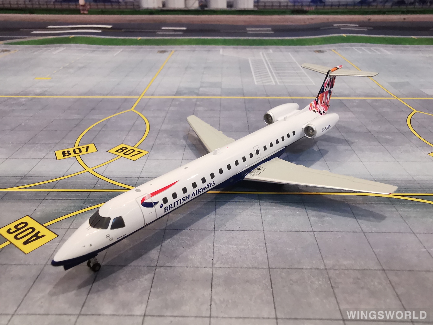 航空機・ヘリコプター 1/200 inflight British Airways EMB-145 JC Wings 1:200 Swiss 