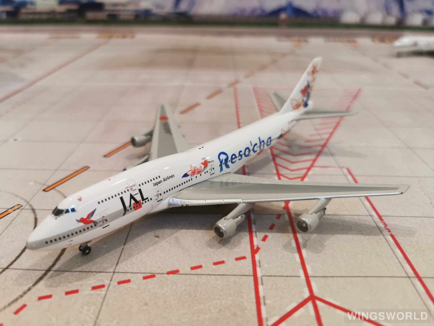 Golden Wings 1:400 TUJA8184 Japan Airlines 日本航空 Boeing 747-300 JA8184