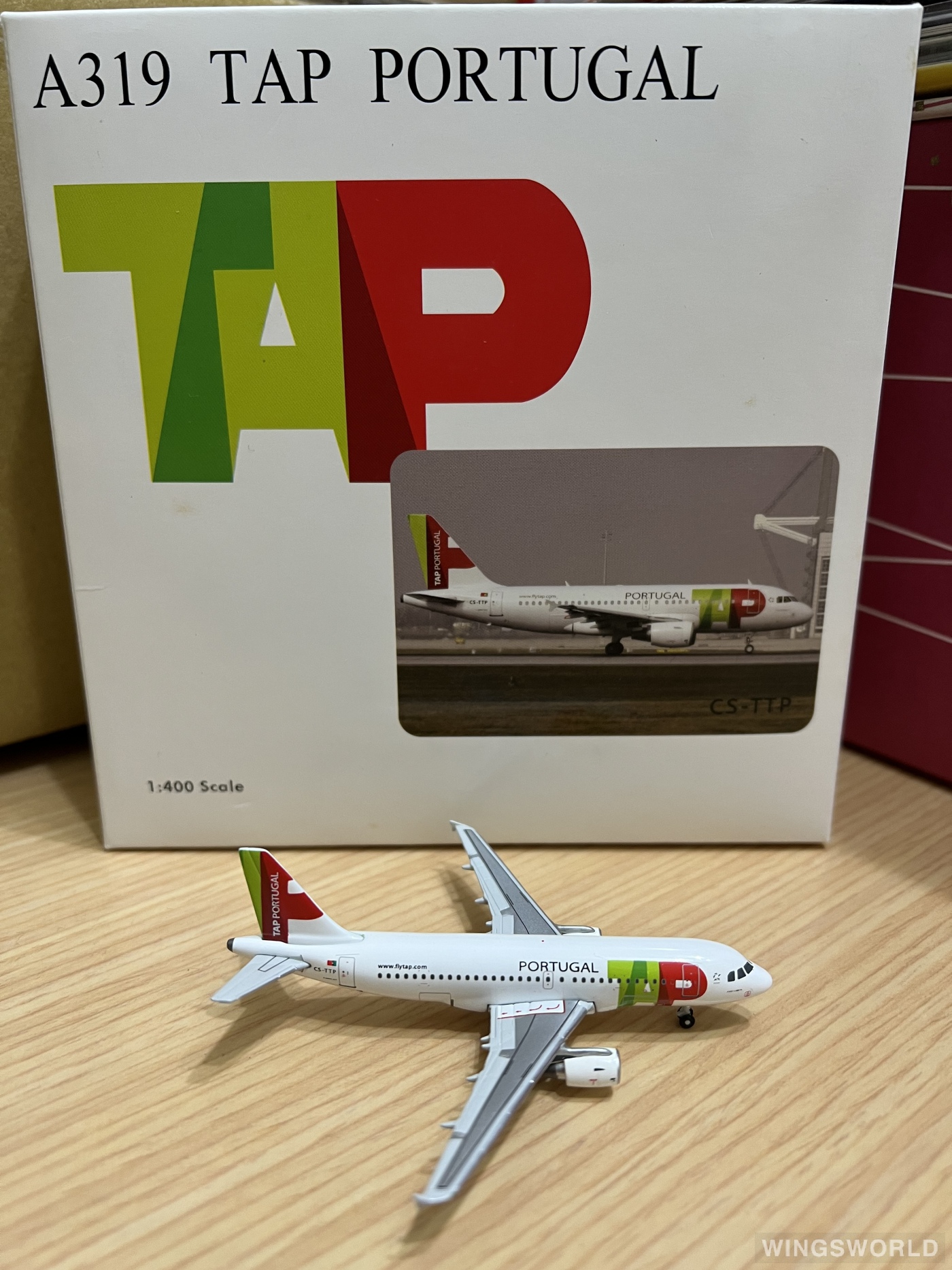 Phoenix 1:400 PH10076 TAP Portugal 葡萄牙航空 Airbus A319 CS-TTP