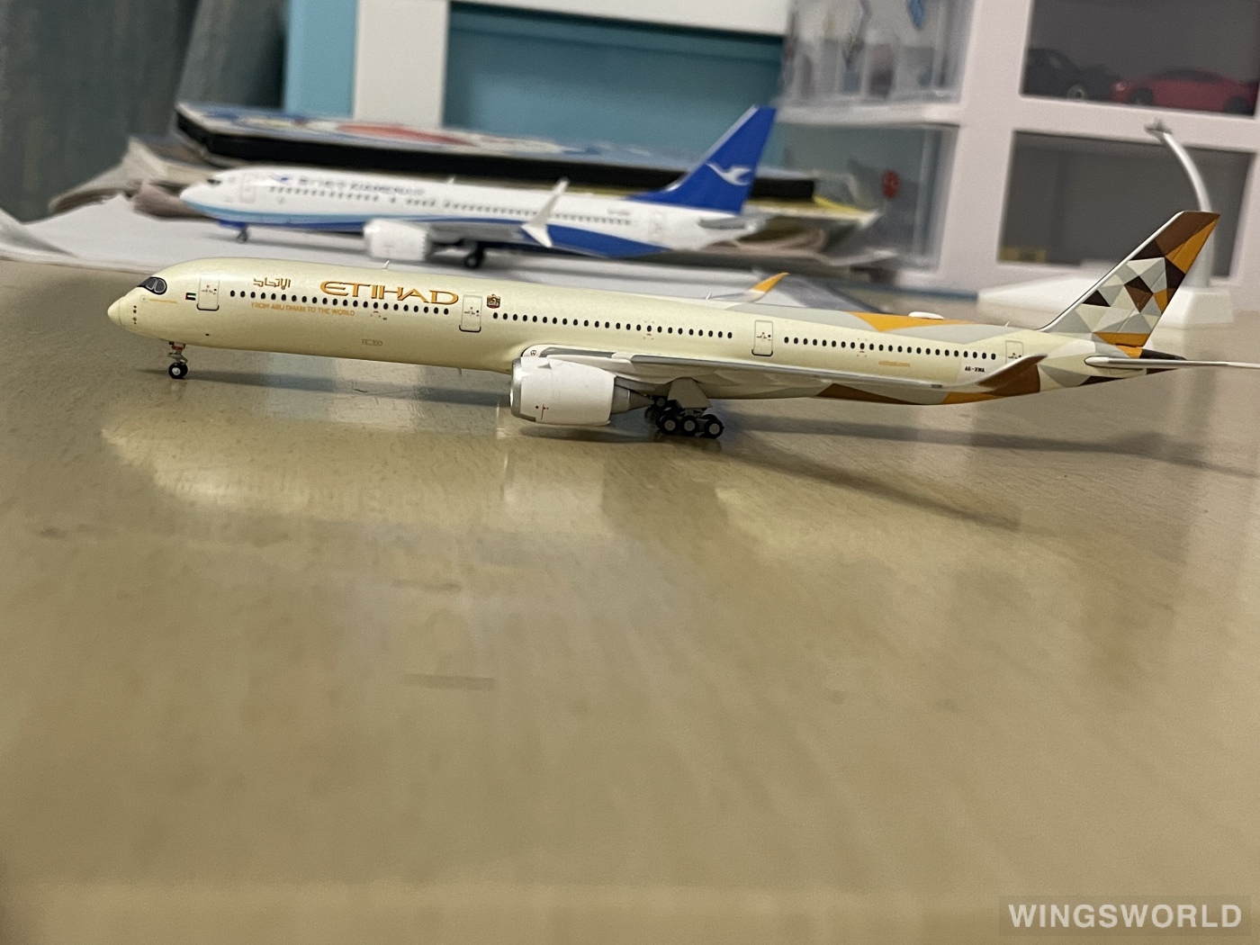 JC Wings 1:400 XX4187 Etihad Airways 阿提哈德航空 Airbus A350-1000 A6-XWA