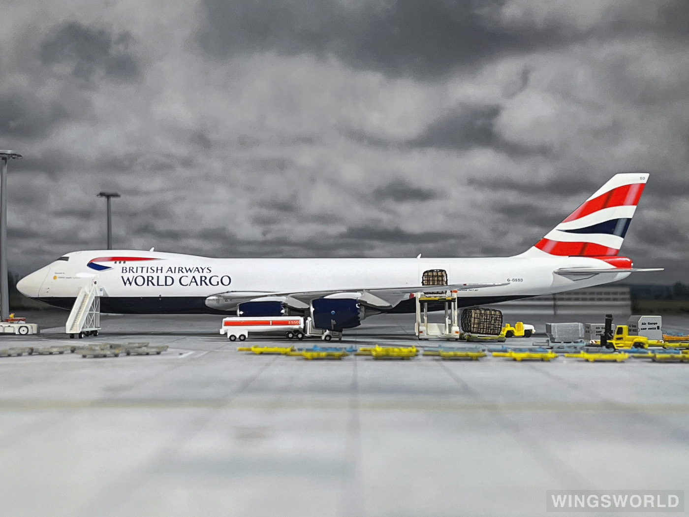 Geminijets 1:400 GJBAW1093 British Airways 英国航空 Boeing 747-8F G-GSSD