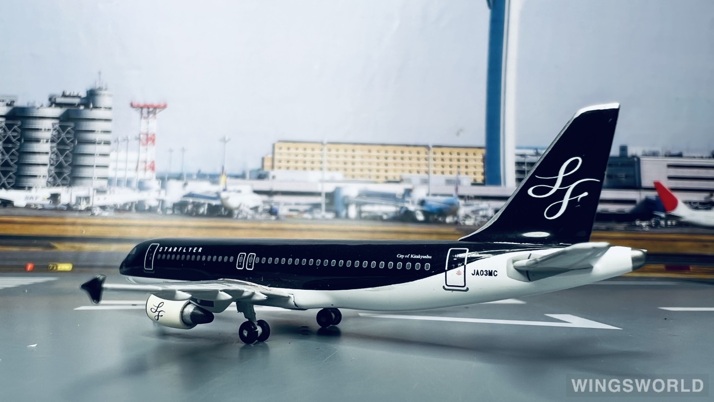 Geminijets 1:400 GJSFJ001-3 StarFlyer 星悦航空 Airbus A320 JA03MC