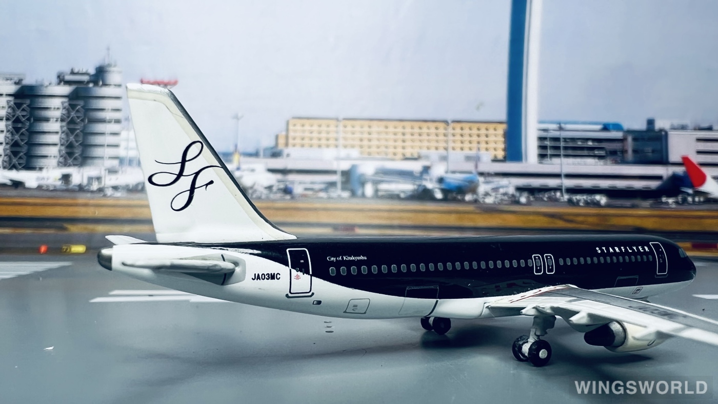 Geminijets 1:400 GJSFJ001-3 StarFlyer 星悦航空 Airbus A320 JA03MC