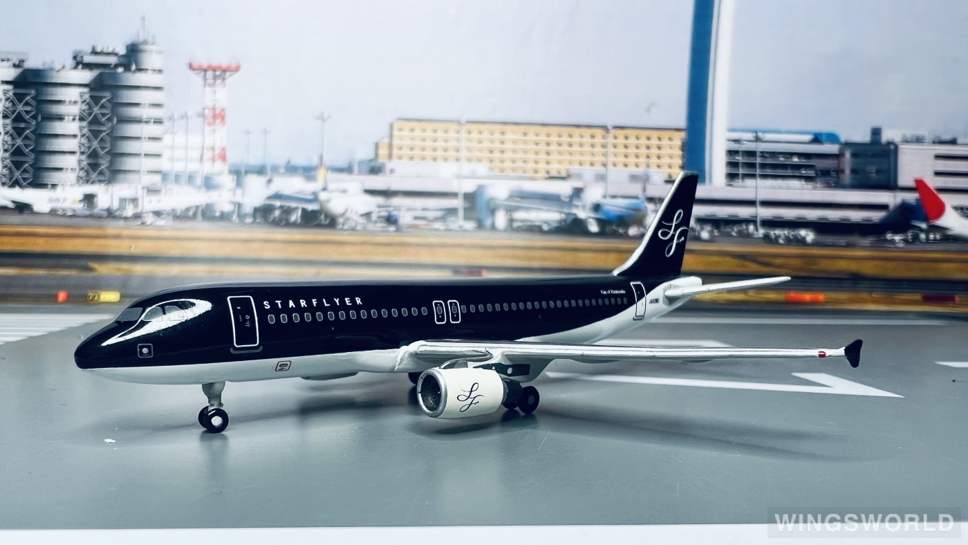 Geminijets 1:400 GJSFJ001-2 StarFlyer 星悦航空 Airbus A320 JA02MC